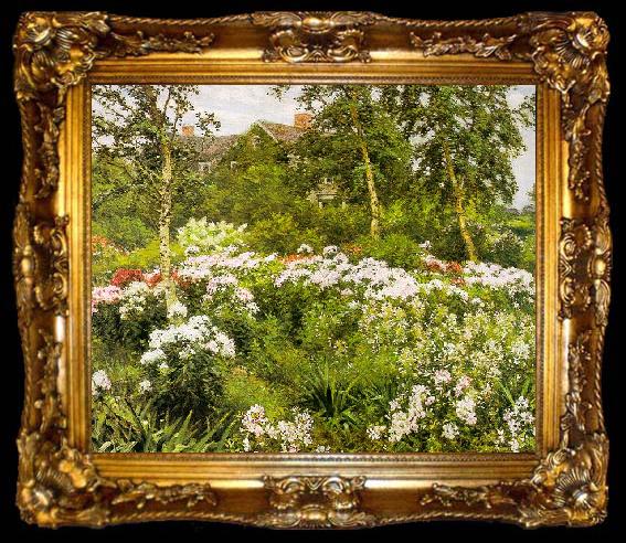 framed  Gaines Ruger Donoho A Garden, ta009-2